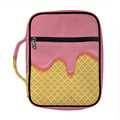 Pink Ice Cream Melted Print Front Pocket Bible Bag