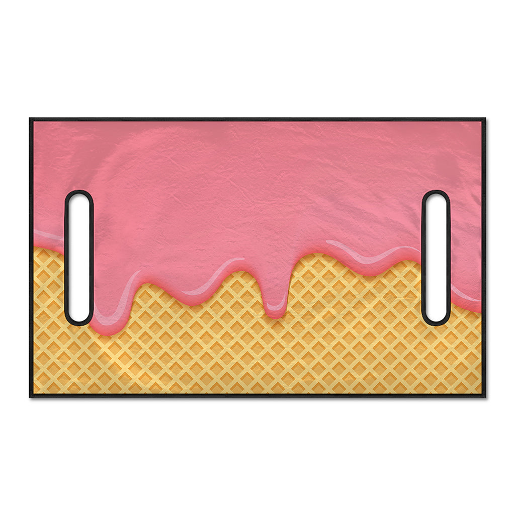 Pink Ice Cream Melted Print Golf Cart Seat Cover