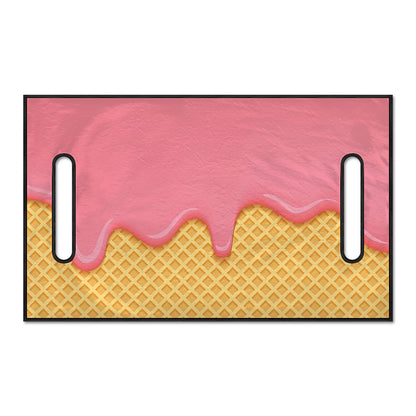 Pink Ice Cream Melted Print Golf Cart Seat Cover
