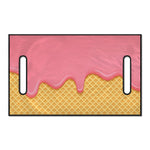 Pink Ice Cream Melted Print Golf Cart Seat Cover