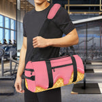 Pink Ice Cream Melted Print Gym Bag