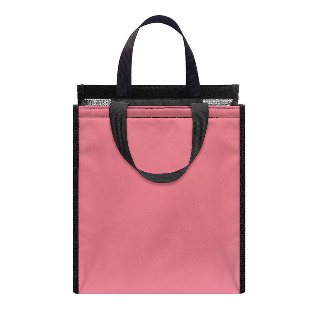 Pink Ice Cream Melted Print Insulated Lunch Tote