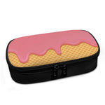 Pink Ice Cream Melted Print Insulin Cooler Travel Case