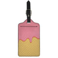 Pink Ice Cream Melted Print Luggage Tag
