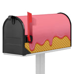 Pink Ice Cream Melted Print Mailbox Cover