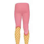 Pink Ice Cream Melted Print Men's leggings