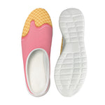 Pink Ice Cream Melted Print Mesh Casual Shoes