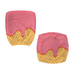 Pink Ice Cream Melted Print Office Chair Cover
