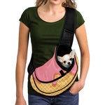 Pink Ice Cream Melted Print Pet Sling Carrier