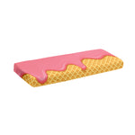 Pink Ice Cream Melted Print Piano Keyboard Cover