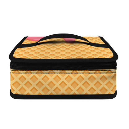Pink Ice Cream Melted Print Small Lunch Bag