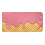 Pink Ice Cream Melted Print Towel