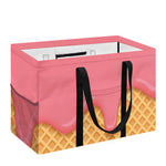 Pink Ice Cream Melted Print Utility Tote Bag