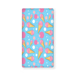Pink Ice Cream Pattern Print Baby Crib Sheet