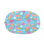 Pink Ice Cream Pattern Print Car Side Mirror Covers