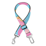 Pink Ice Cream Pattern Print Dog Seat Belt