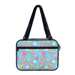 Pink Ice Cream Pattern Print Double Strap Bible Bag