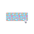Pink Ice Cream Pattern Print Extended Mouse Pad