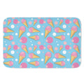 Pink Ice Cream Pattern Print Indoor Door Mat