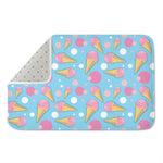 Pink Ice Cream Pattern Print Indoor Door Mat