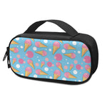 Pink Ice Cream Pattern Print Insulin Cooler Travel Case