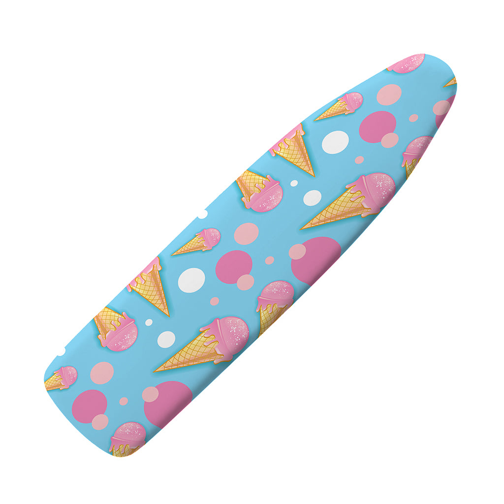 Pink Ice Cream Pattern Print Ironing Board Cover