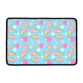 Pink Ice Cream Pattern Print Kitchen Mat