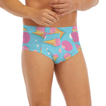 Pink Ice Cream Pattern Print Men's Briefs
