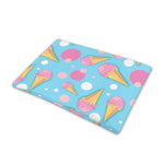 Pink Ice Cream Pattern Print Pet Cooling Mat Cover
