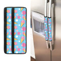 Pink Ice Cream Pattern Print Refrigerator Handle Covers