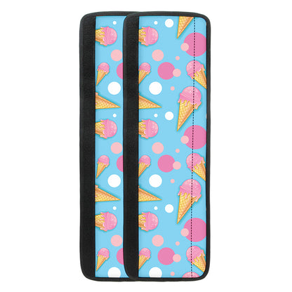 Pink Ice Cream Pattern Print Refrigerator Handle Covers