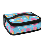 Pink Ice Cream Pattern Print Small Lunch Bag