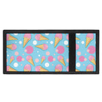 Pink Ice Cream Pattern Print Trifold Wallet
