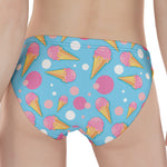 Pink Ice Cream Pattern Print Women's Panties
