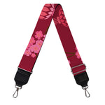 Pink Japanese Lantern Pattern Print Bag Strap