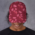 Pink Japanese Lantern Pattern Print Baseball Cap