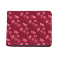 Pink Japanese Lantern Pattern Print Bifold Wallet