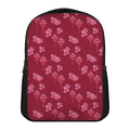 Pink Japanese Lantern Pattern Print Casual Backpack
