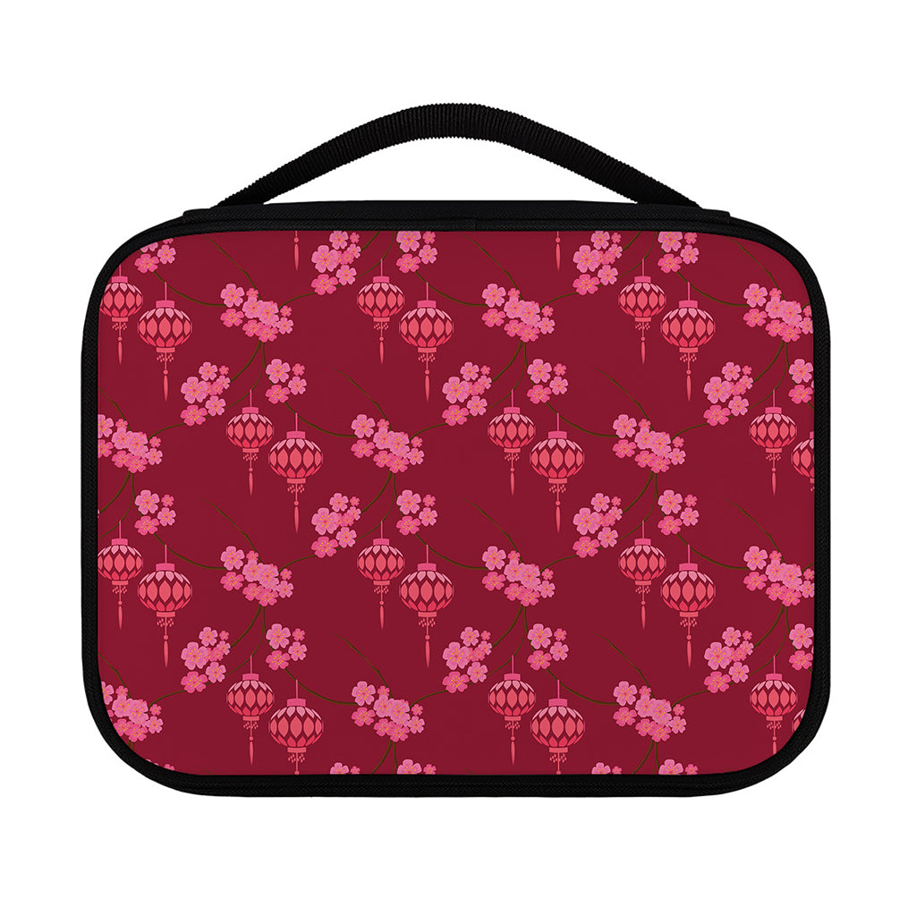 Pink Japanese Lantern Pattern Print Classic Bible Case