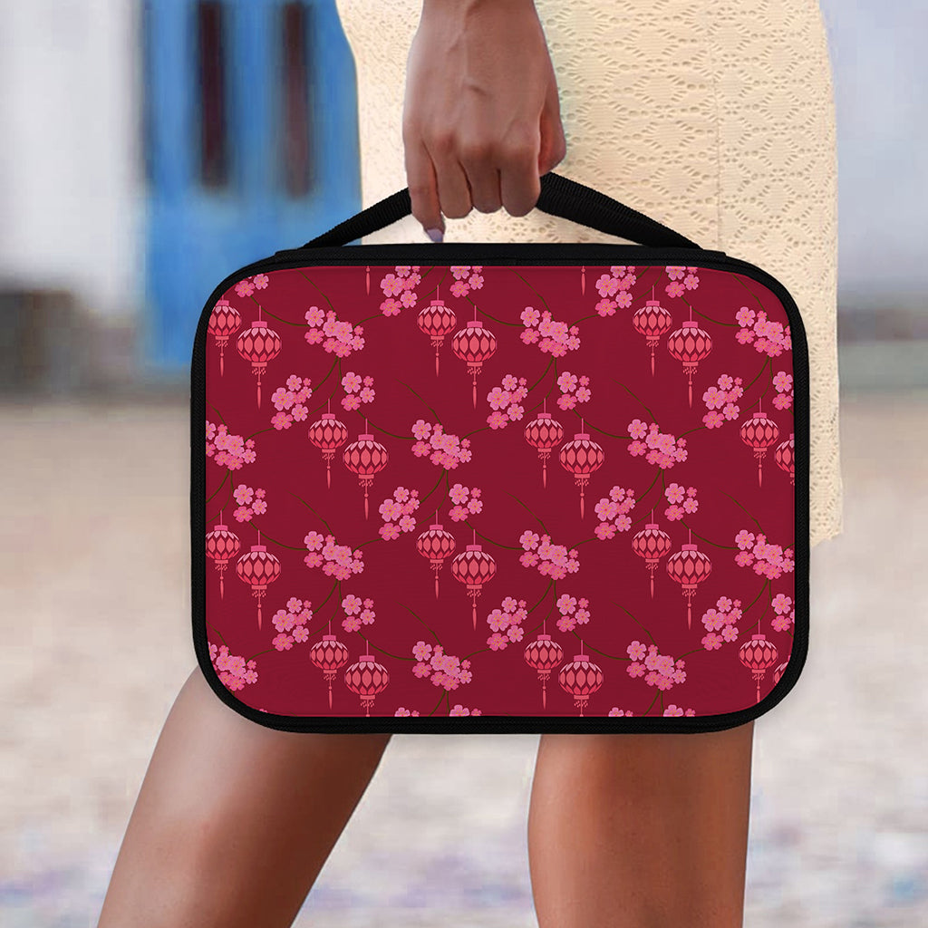 Pink Japanese Lantern Pattern Print Classic Bible Case
