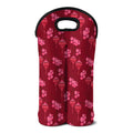 Pink Japanese Lantern Pattern Print Double Neoprene Wine Tote