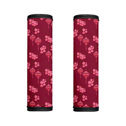 Pink Japanese Lantern Pattern Print Handle Covers
