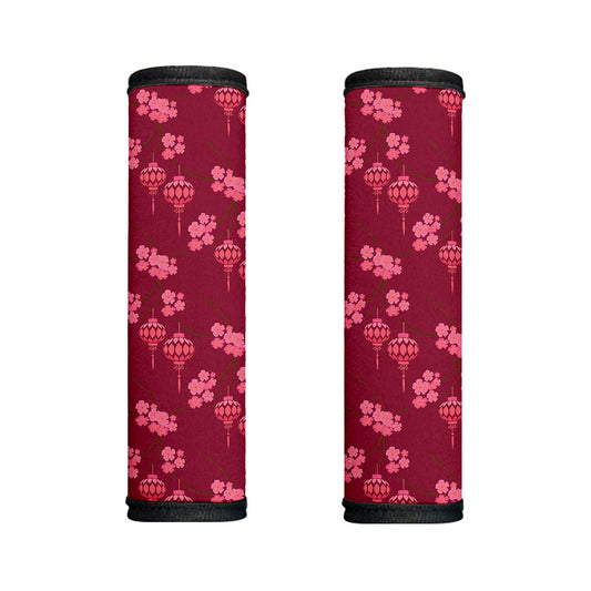 Pink Japanese Lantern Pattern Print Handle Covers
