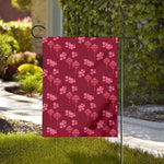 Pink Japanese Lantern Pattern Print House Flag
