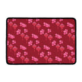 Pink Japanese Lantern Pattern Print Kitchen Mat