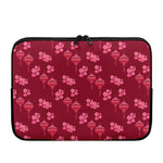 Pink Japanese Lantern Pattern Print Laptop Sleeve