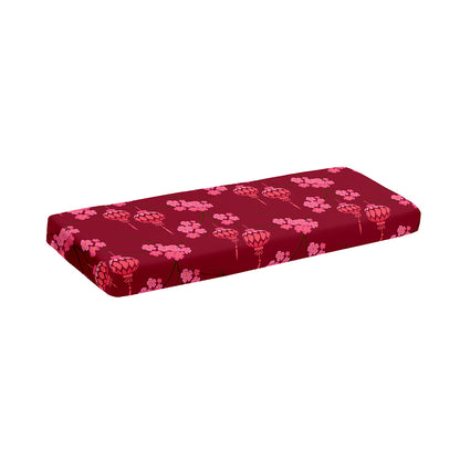 Pink Japanese Lantern Pattern Print Piano Keyboard Cover