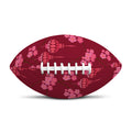 Pink Japanese Lantern Pattern Print Rugby Ball