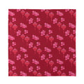 Pink Japanese Lantern Pattern Print Silk Bandana