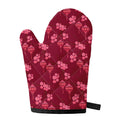 Pink Japanese Lantern Pattern Print Single Oven Mitt